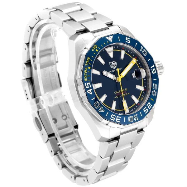 Tag Heuer Calibre 5 Match Timer Shinji Kagawa Edition Silver Stainless Steel Blue Dial Automatic Watch for Gents - WAY2011H.BA0927 - Image 2