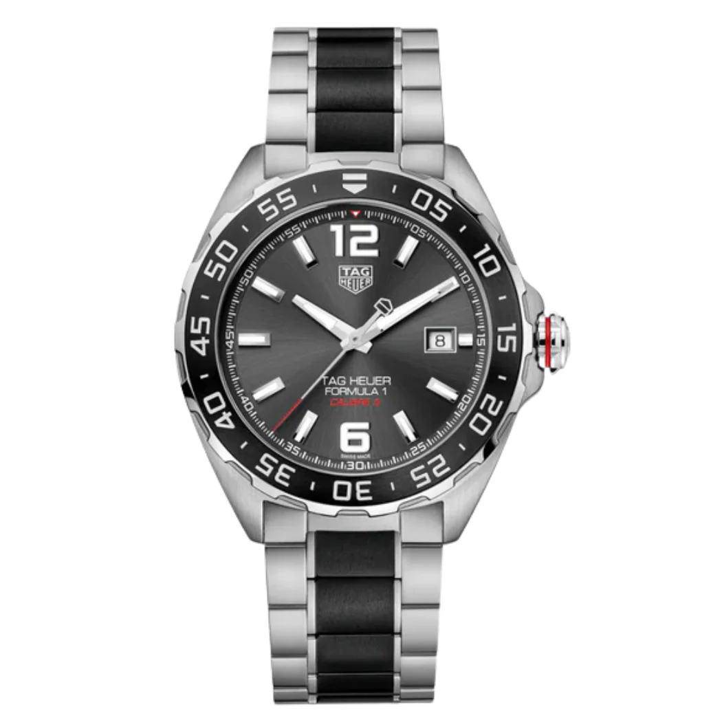 Tag Heuer Calibre 5 Two-Tone Stainless Steel Black Dial Automatic Watch for Gents - WAZ2011.BA0843 - Image 3