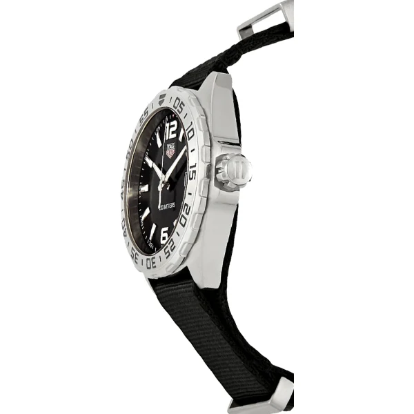 Tag Heuer Formula 1 Black NATO Strap Black Dial Quartz Watch for Gents - WAZ1015.FC8198 - Image 2