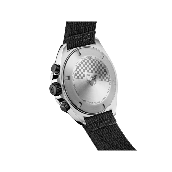Tag Heuer Formula 1 Black Nylon Strap Grey Dial Chronograph Quartz Watch for Gents - CAZ101AG.FC8304 - Image 2