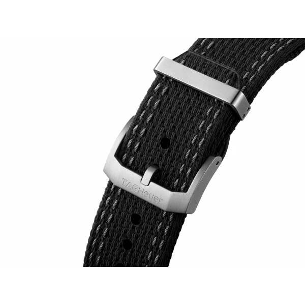 Tag Heuer Formula 1 Black Nylon Strap Grey Dial Chronograph Quartz Watch for Gents - CAZ101AG.FC8304 - Image 3
