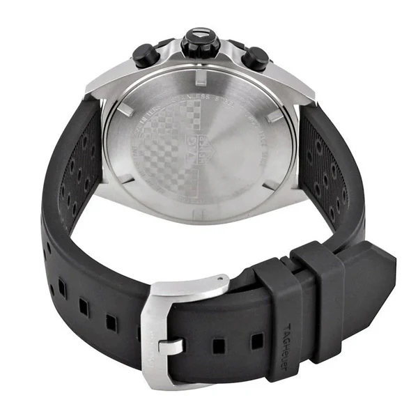 Tag Heuer Formula 1 Black Rubber Strap Black Dial Chronograph Quartz Watch for Gents - CAZ1010FT8024 - Image 2