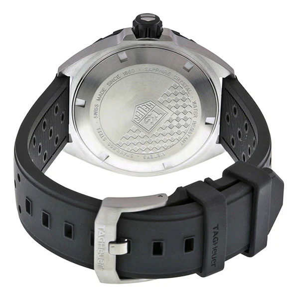 Tag Heuer Formula 1 Black Rubber Strap Black Dial Quartz Watch for Gents - WAZ1110FT8023 - Image 2