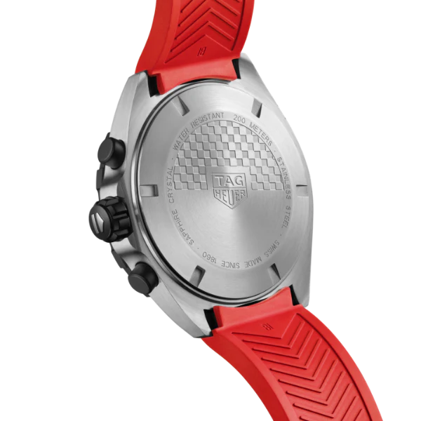 Tag Heuer Formula 1 Red Silicone Strap Red Dial Chronograph Quartz Watch for Gents - CAZ101AN.FT8055 - Image 2