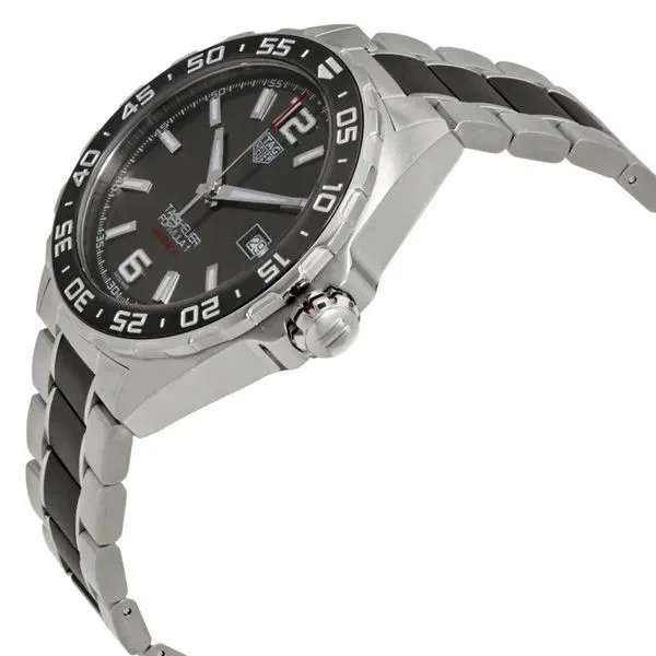 Tag Heuer Formula 1 Silver Stainless Steel Anthracite Dial Automatic Watch for Gents - WAZ2011BA0843 - Image 2