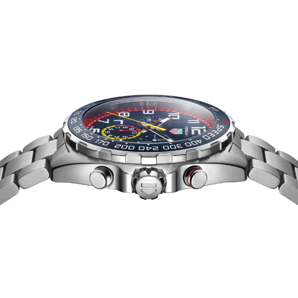 Tag Heuer Formula 1 Silver Stainless Steel Blue Dial Chronograph Quartz Watch for Gents - CAZ101AL.BA0842 - Image 3