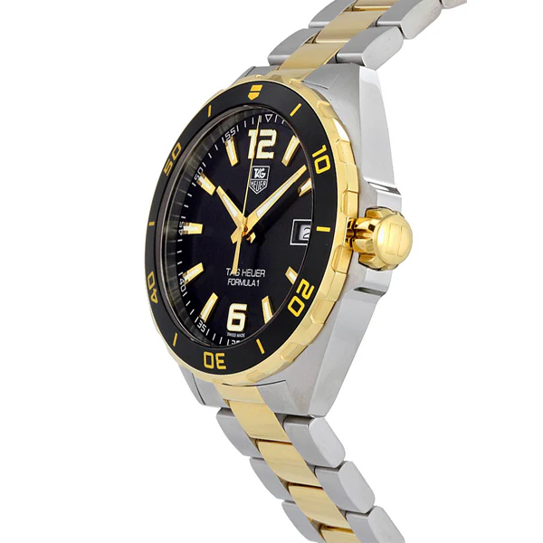 Tag Heuer Formula 1 Two-tone Stainless Steel Black Dial Quartz Watch for Gents - WAZ1121BB0879 - Image 2