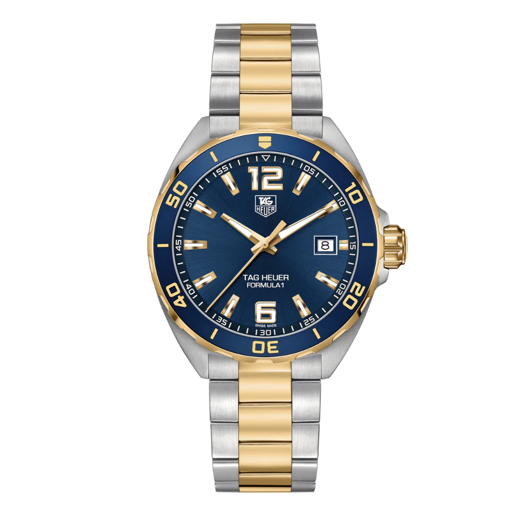 Tag Heuer Formula 1 Two-tone Stainless Steel Blue Dial Quartz Watch for Gents - WAZ1120BB0879