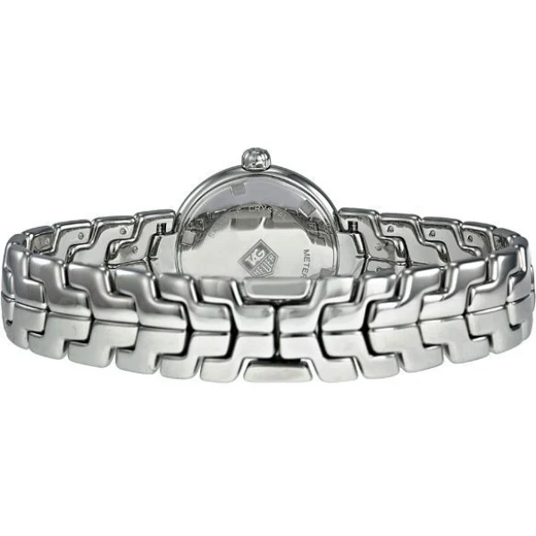 Tag Heuer Link Silver Stainless Steel Silver Guilloche Dial Quartz Watch for Ladies - WAT1416.BA0954 - Image 2