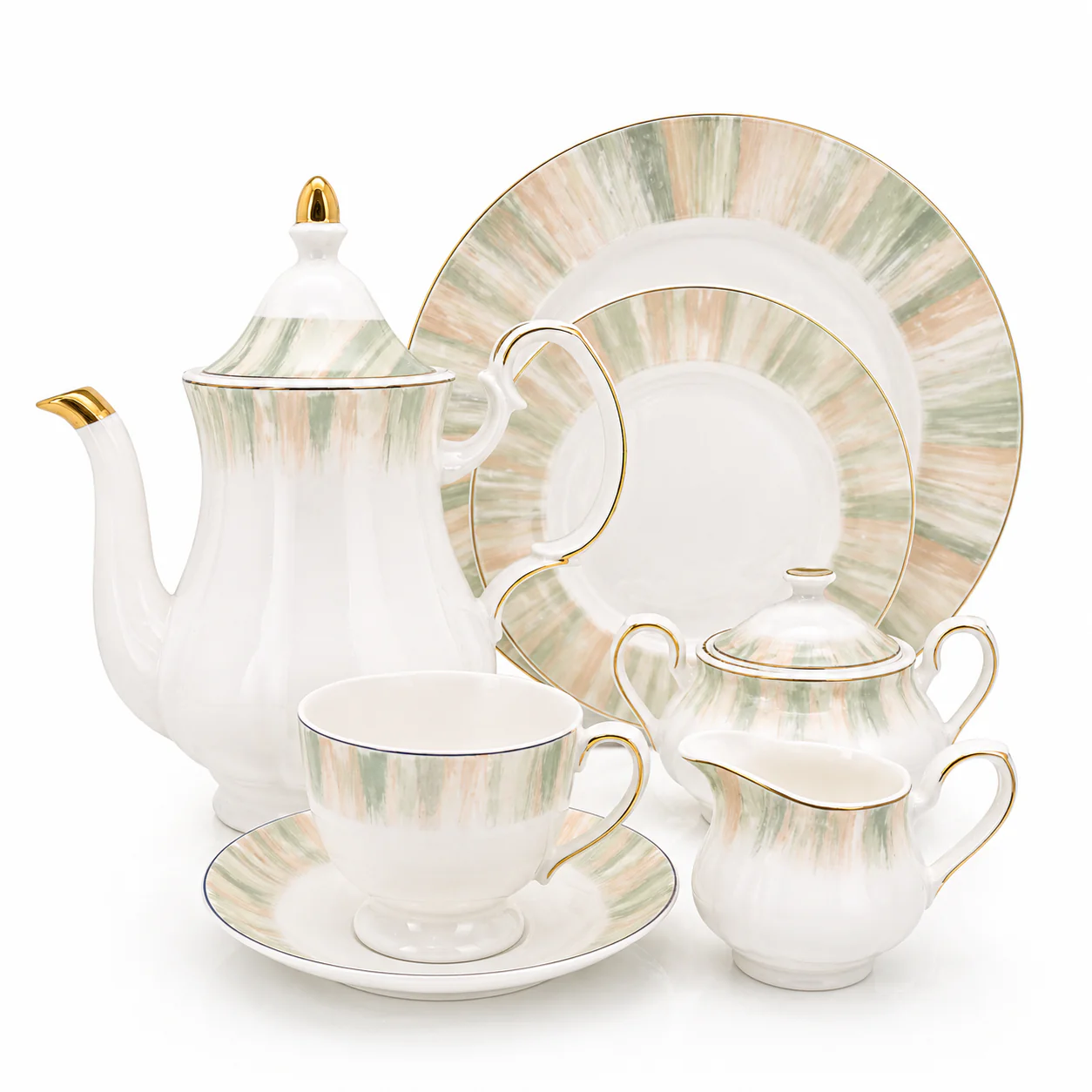 TEA SET 24PC VICTORIA 1X4 KING-6