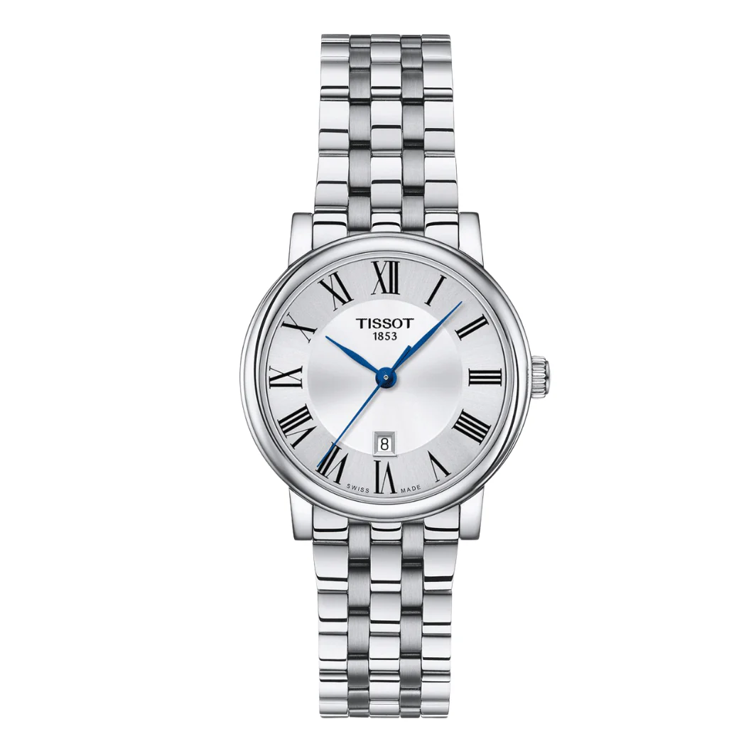 Tissot Carson Premium Lady Silver Stainless Steel Silver Dial Quartz Watch for Ladies - T122.210.11.033.00