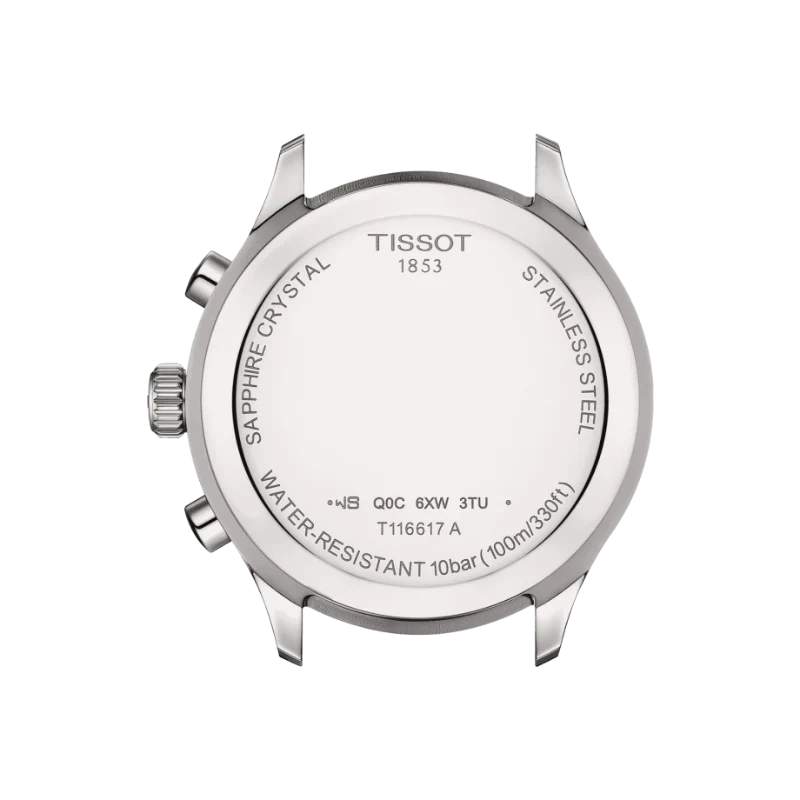 Tissot Chrono XL Classic Brown Leather Strap Brown Dial Chronograph Quartz Watch for Gents - T116.617.16.297.00 - Image 2