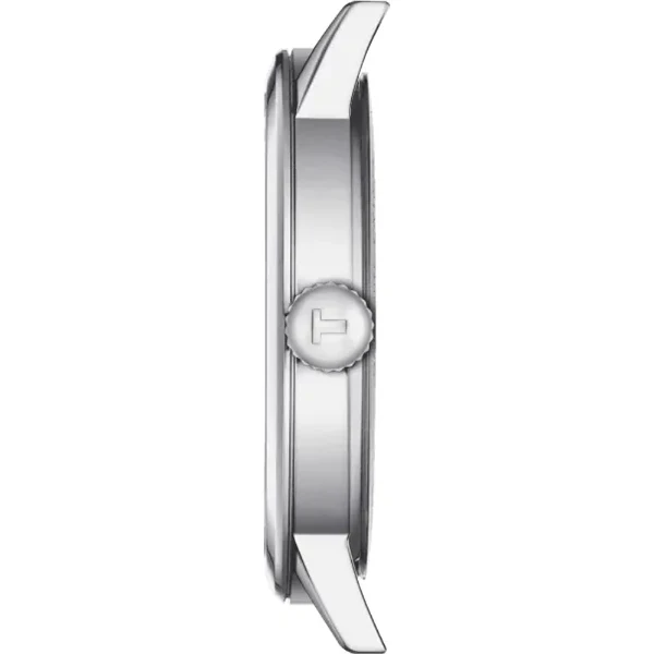 Tissot Classic Dream Silver Stainless Steel Black Dial Quartz Watch for Men's - T129.410.11.053.00 - Image 2