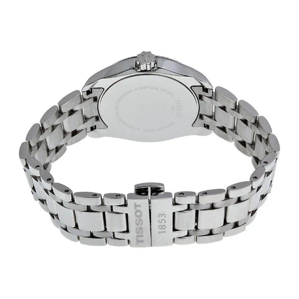 Tissot Couturier Silver Stainless Steel Silver Dial Quartz Watch for Ladies- T 035.210.11.016.00 - Image 3