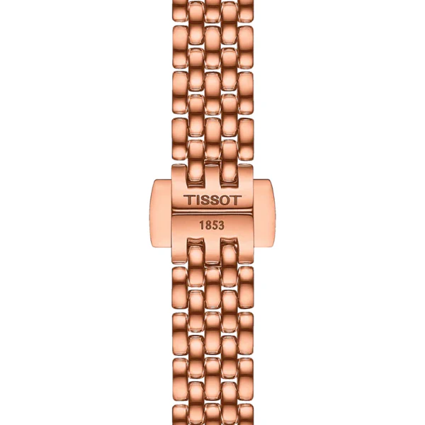 Tissot Lovely Rose Gold Stainless Steel Mother Of Pearl Dial Quartz Watch for Ladies - T140.009.33.111.00 - Image 2
