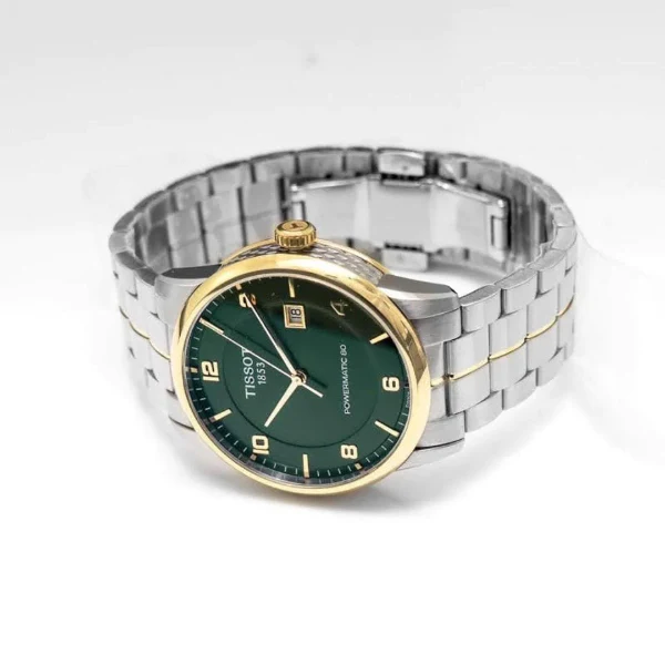 Tissot Luxury Two-tone Stainless Steel Green Dial Automatic Watch for Men's - T086.407.22.097.00 - Image 2