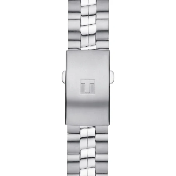 Tissot PR 100 Silver Stainless Steel Black Dial Chronograph Quartz Watch for Men's - T101.417.11.051.00 - Image 2