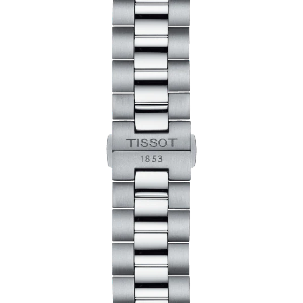 Tissot PR 100 Silver Stainless Steel Black Dial Chronograph Quartz Watch for Men's - T101.617.11.051.00 - Image 2