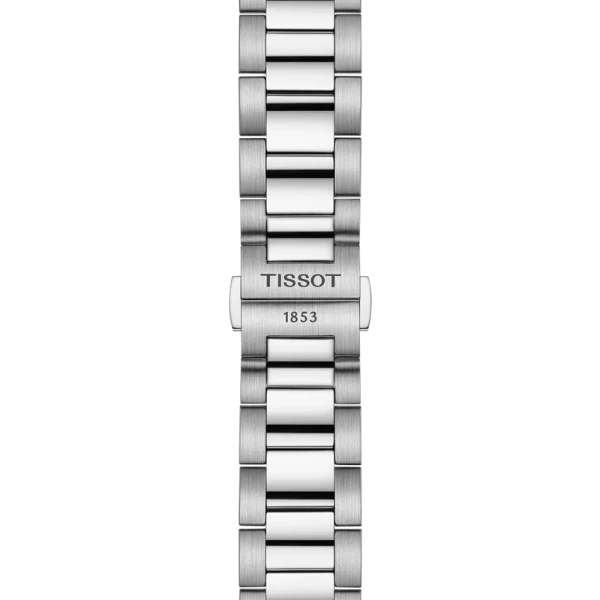 Tissot PR 100 Silver Stainless Steel Ice Blue Dial Chronograph Quartz Watch for Gents - T150.417.11.351.00 - Image 2