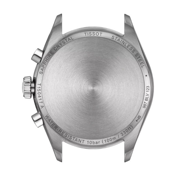 Tissot PR 100 Silver Stainless Steel Ice Blue Dial Chronograph Quartz Watch for Gents - T150.417.11.351.00 - Image 3