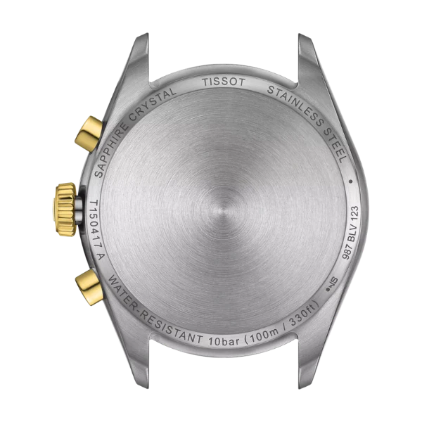 Tissot PR 100 Two-tone Stainless Steel Silver Dial Chronograph Quartz Watch for Gents - T150.417.22.031.00 - Image 3