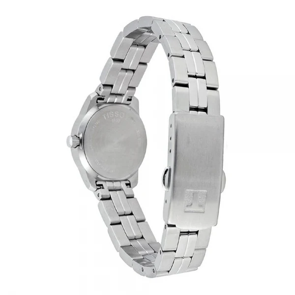Tissot PR100 Silver Stainless Steel White Dial Quartz Watch for Ladies - T049.210.11.017.00 - Image 2