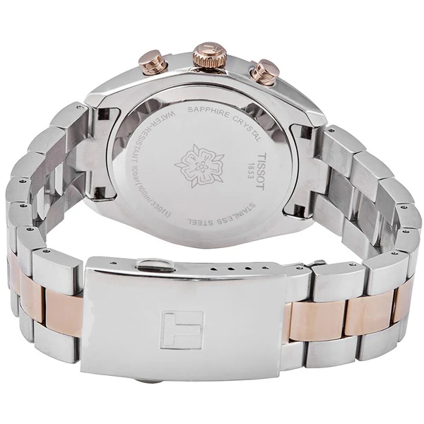 Tissot PR100 Two-tone Stainless Steel Pink Mother of Pearl Dial Quartz Watch for Ladies - T101.917.22.151.00 - Image 2