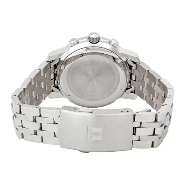 Tissot PRC200 Silver Stainless Steel Black Dial Quartz Watch for Men's - T17.1.586.52 - Image 2