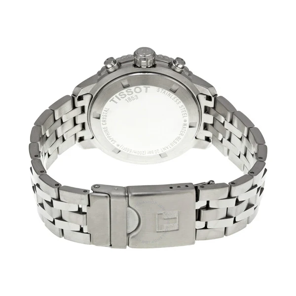 Tissot PRS 200 Silver Stainless Steel Blue Dial Chronograph Quartz Watch for Men's - T.067.617.11.041.00 - Image 2