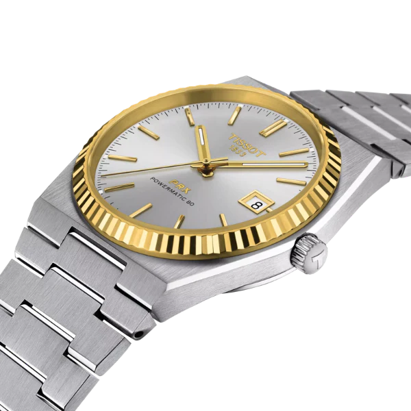 Tissot PRX Silver Stainless Steel Silver Dial Automatic Watch for Gents - T931.407.41.031.01 - Image 2