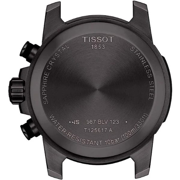 Tissot Supersport Black Stainless Steel Black Dial Chronograph Quartz Watch for Men's - T.125.617.33.051.00 - Image 2
