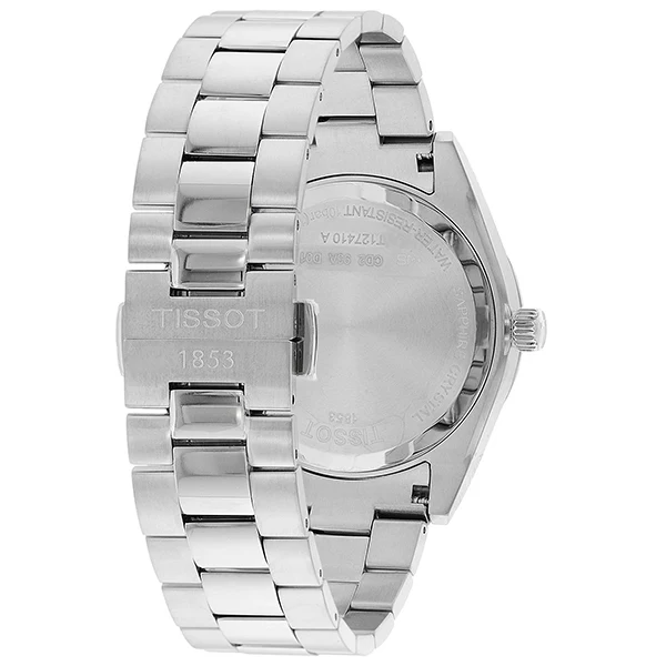 Tissot Gentleman Silver Stainless Steel Blue Dial Quartz Watch for Men's - T127.410.11.041.00 - Image 2