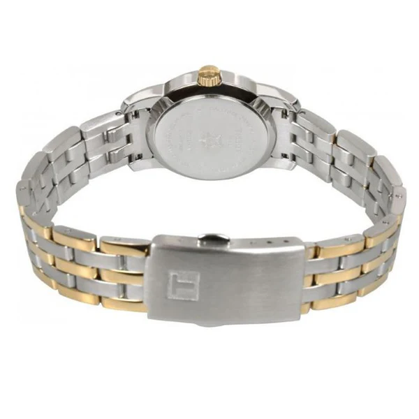 Tissot T-Classic Two-tone Stainless Steel Mother of pearl Dial Quartz Watch for Ladies - T033.210.22.111.00 - Image 2