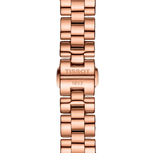 Tissot T-Wave rose gold Stainless Steel Grey Dial Quartz Watch for Ladies - T1122103306100 - Image 2