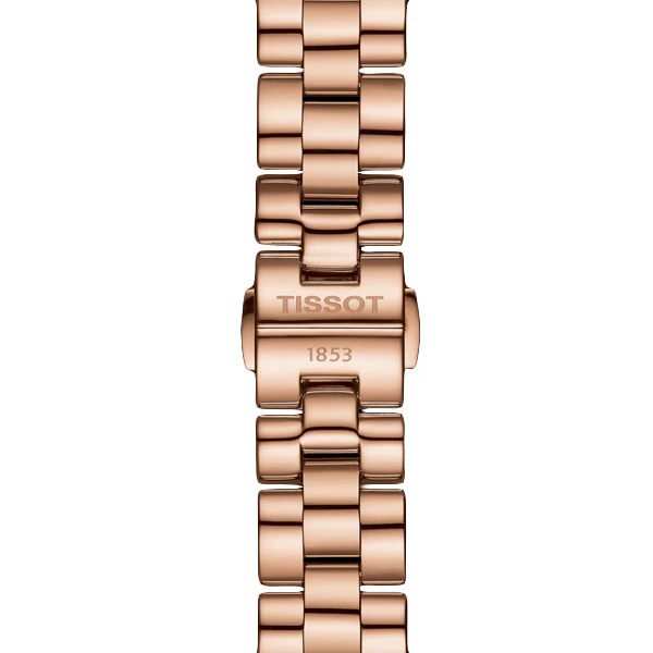 Tissot T-Wave rose gold Stainless Steel Pink Dial Quartz Watch for Ladies - T1122103345600 - Image 2