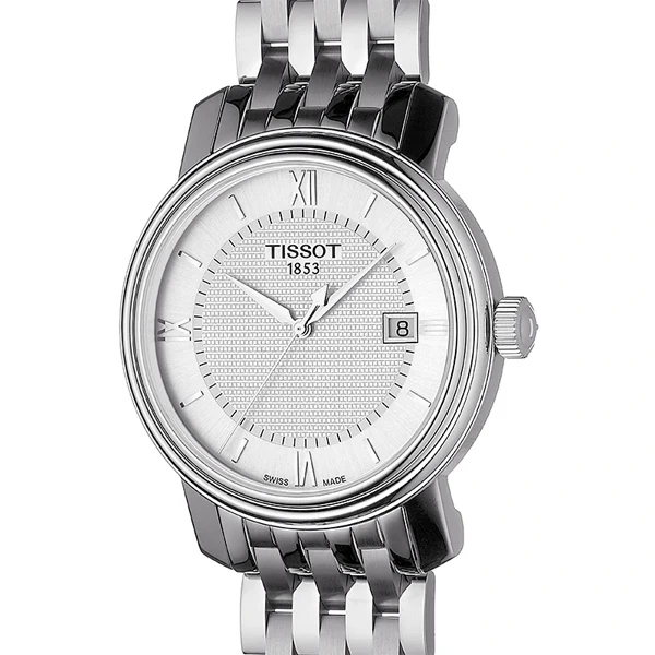Tissot Bridgeport Silver Stainless Steel Silver Dial Quartz Watch for Men's - T-0974101103800 - Image 2