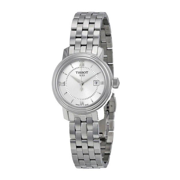 Tissot Bridgeport Two-tone Stainless Steel Mother of pearl Dial Quartz Watch for Ladies - T-0970102211800 - Image 2