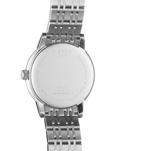 Tissot Carson Black Leather strap White Dial Quartz Watch for Men's - T-0854101601300 - Image 2