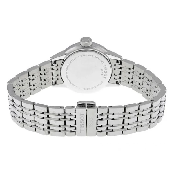 Tissot Carson Silver Stainless Steel White Dial Quartz Watch for Ladies - T-0852101101100 - Image 2