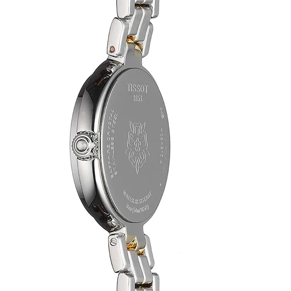 Tissot Flamingo Two-tone Stainless Steel Mother of pearl Dial Quartz Watch for Ladies - T-0942102211101 - Image 2