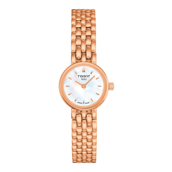 Tissot Lovely rose gold Stainless Steel Mother of pearl Dial Quartz Watch for Ladies - T-0580093311100