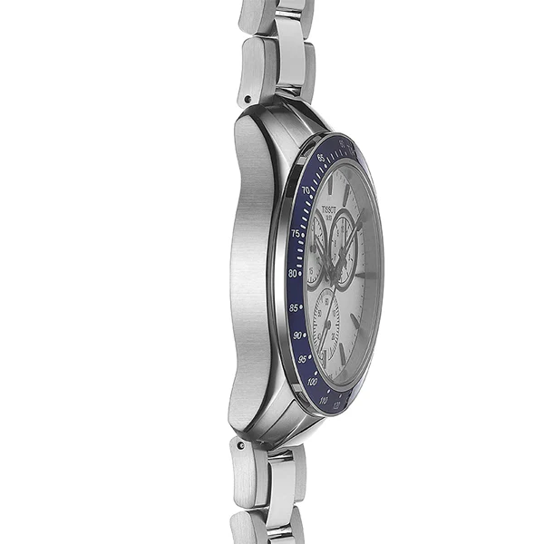 Tissot V8 Silver Stainless Steel White Dial Quartz Watch for Men's - T-1064171103100 - Image 2