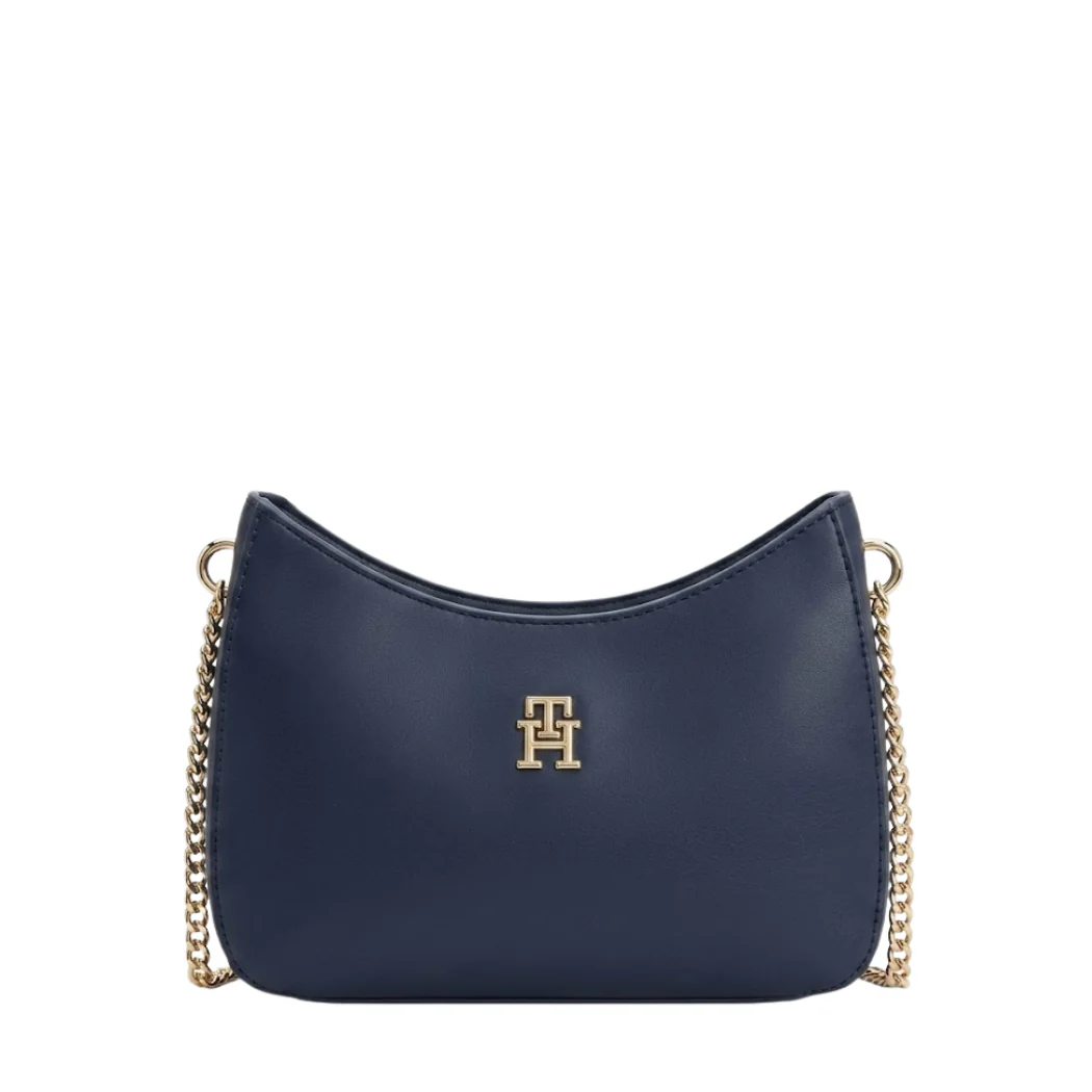Tommy Hilfiger Jacquard Shoulder Bag Blue