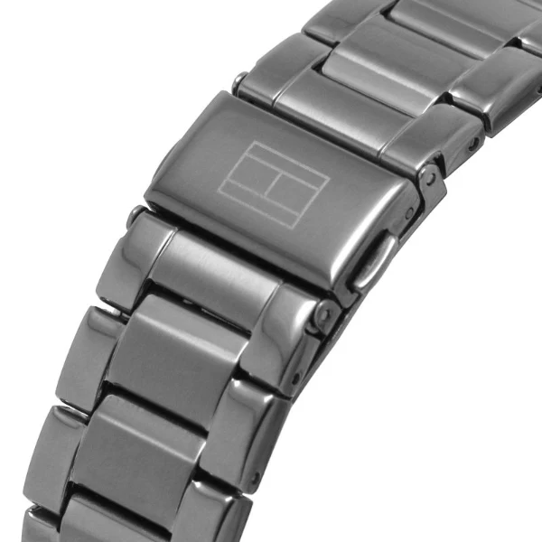 Tommy Hilfiger Lars Gery Stainless Steel Black Dial Chronograph Quartz Watch for Gents - 1792061 - Image 4