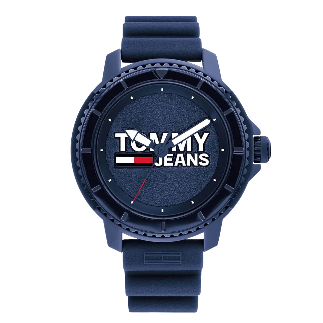 Tommy Hilfiger TOKYO Blue Silicone Strap Blue Dial Quartz Watch for Gents - 1792000