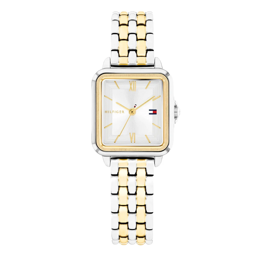 Tommy Hilfiger Two-tone Stainless Steel Silver Dial Chronograph Quartz Watch for Ladies - TOMMY HILFIGER 1782861