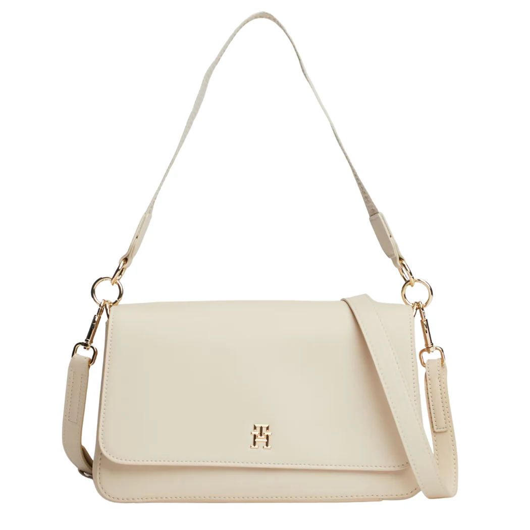 Tommy Hilfiger Webbing Logo Strap Shoulder Bag White