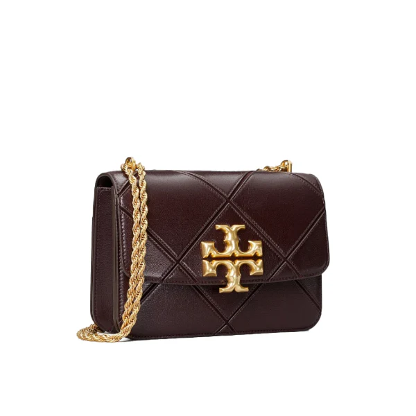 Tory Burch Eleanor Diamond Quilt Convertible Shoulder Bag Handbags Amaranth - TB73590 - Image 2