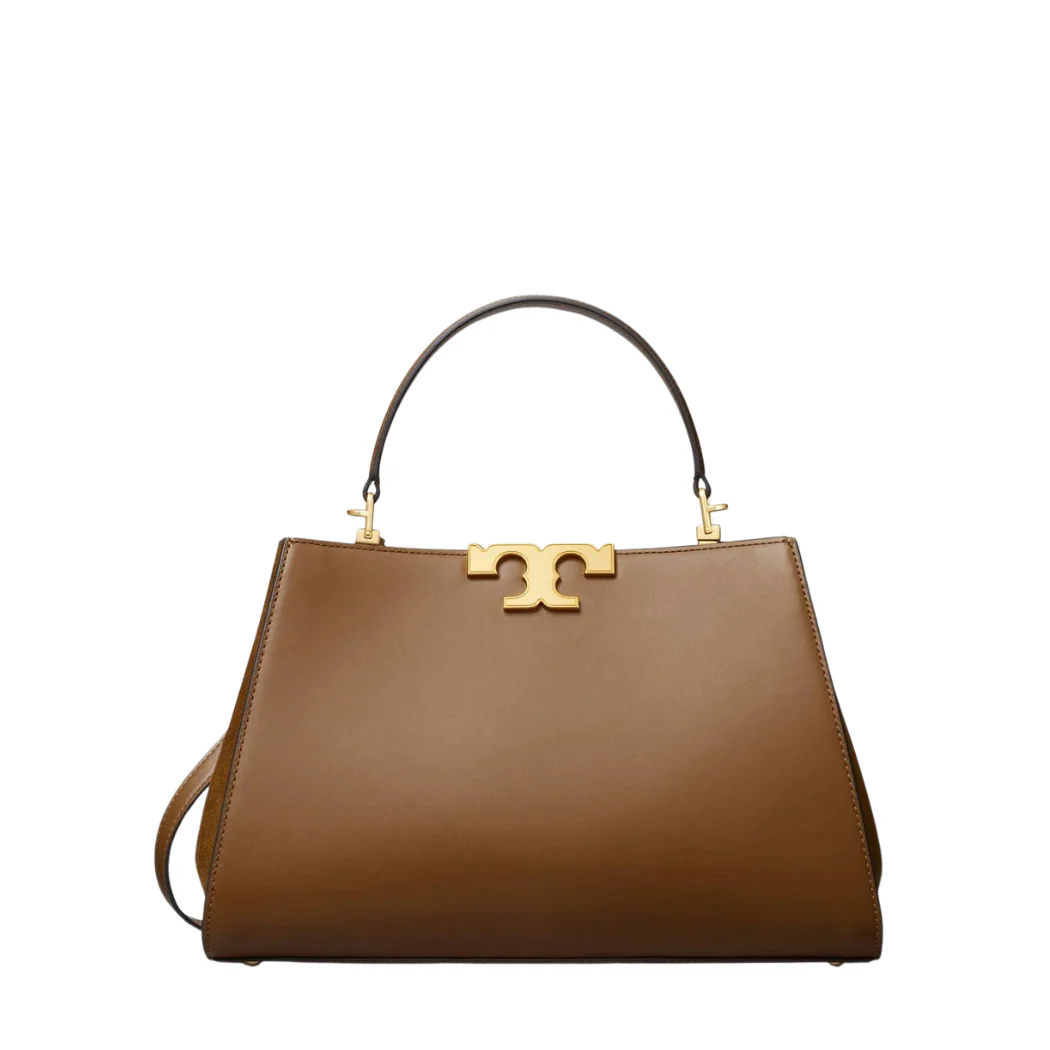 Tory Burch Eleanor Satchel – Moose Brown Leather