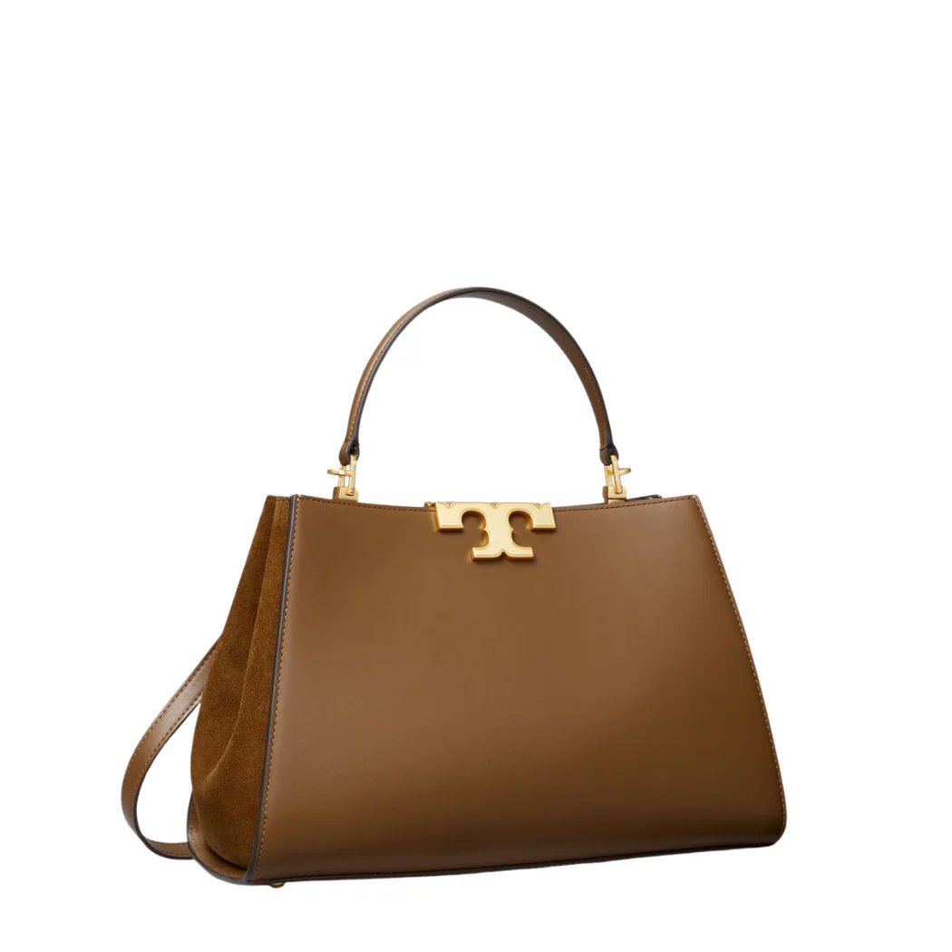 Tory Burch Eleanor Satchel – Moose Brown Leather - Image 2